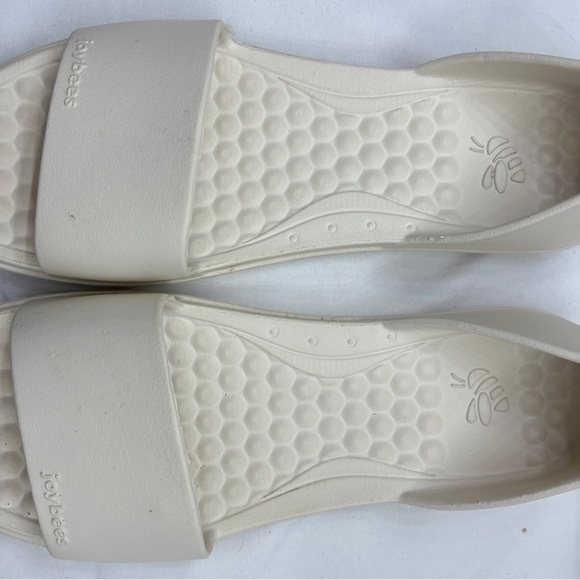 Joybees Women's Beige Slide Sandals - Picture 1 of 2